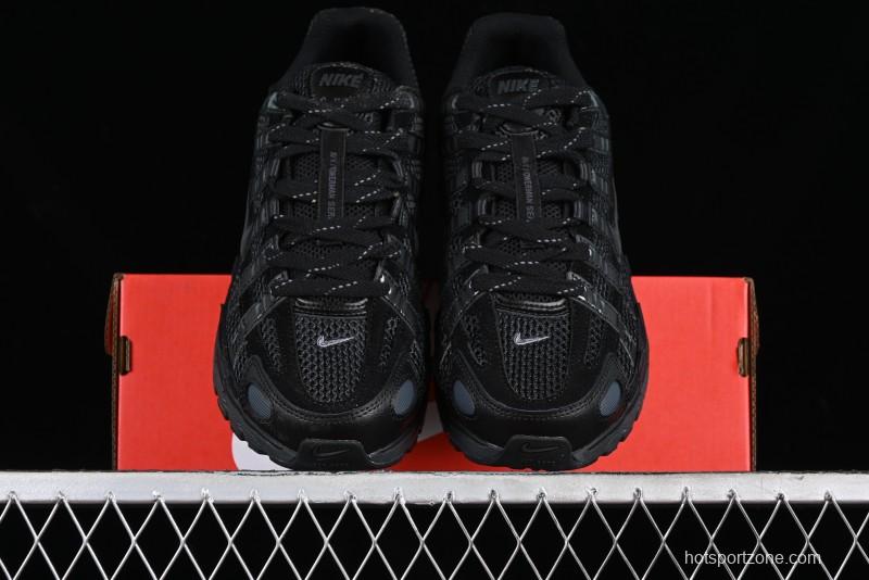 Nike P-6000 PRM Retro Casual Sneakers with Vintage Running Shoe Design - FQ8732-010