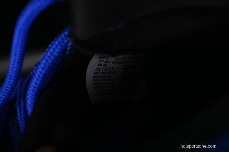 Nike Air Jordan 11 Retro High Top Basketball Shoes in Black and Blue - CT8012-400