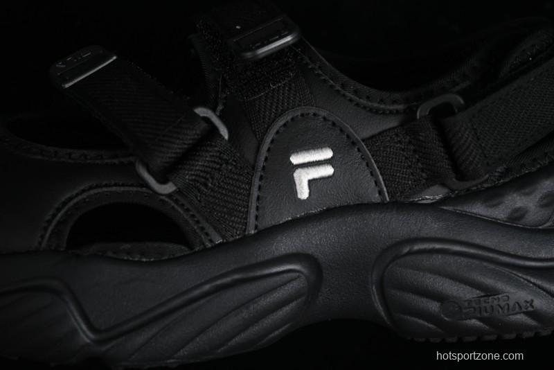 Fila Fusion Unisex Breathable Slip-Resistant Summer Sandals with Cushioned Sole - T12W321401EBK