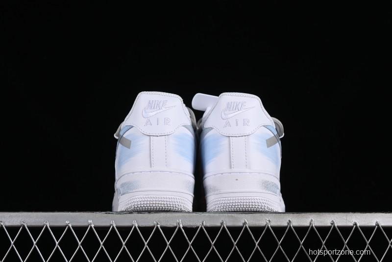 Nike Air Force 1 '07 Low Anime Theme Broken Swoosh Custom Spray Casual Sneakers - ZH0316-020