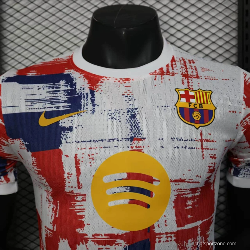 25/26 Player Version Barcelona Artistic Graffiti Limited Edition Jersey