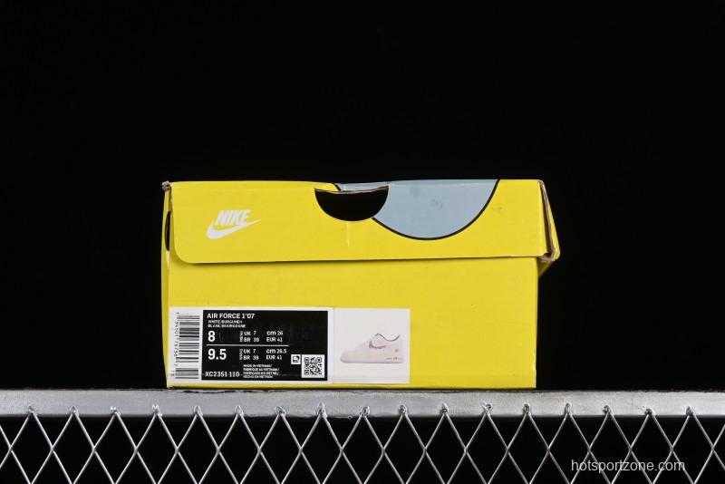 Nike Air Force 1'07 Low "MUD" Casual Sneakers with Bamboo Forest and Wandering Swordsman Print - XC2351-110