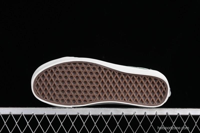 Vans Old Skool Reissue 136 Checkerboard Green Retro Canvas Shoes - VN000MT6V0N