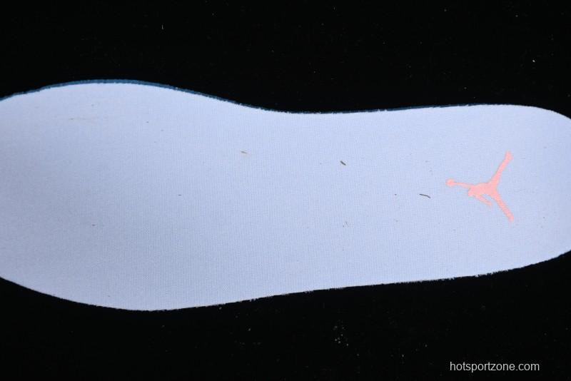 Nike Air Jordan AJ1 Mid Basketball Shoes in White Pink - FN7432-161