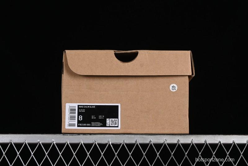 Nike Calm Slide Mule Comfortable Foam Sandals with Textured Footbed - FB2185-001