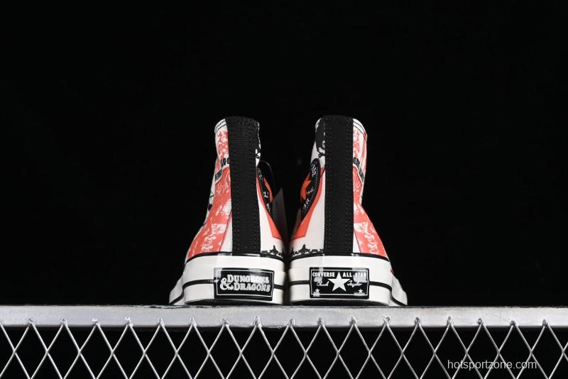 Converse Chuck Taylor High Top Casual Sneakers with Dungeons & Dragons 50th Anniversary Collaboration Design - A09883C