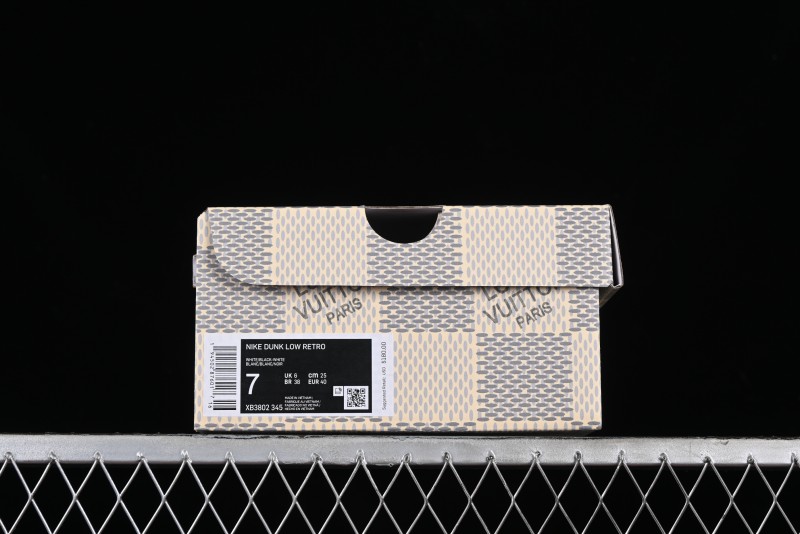 Nike SB Dunk Low LV Collaboration - Emerald City Anniversary High-End Custom Low-Top Casual Skate Shoes - XB3802-345