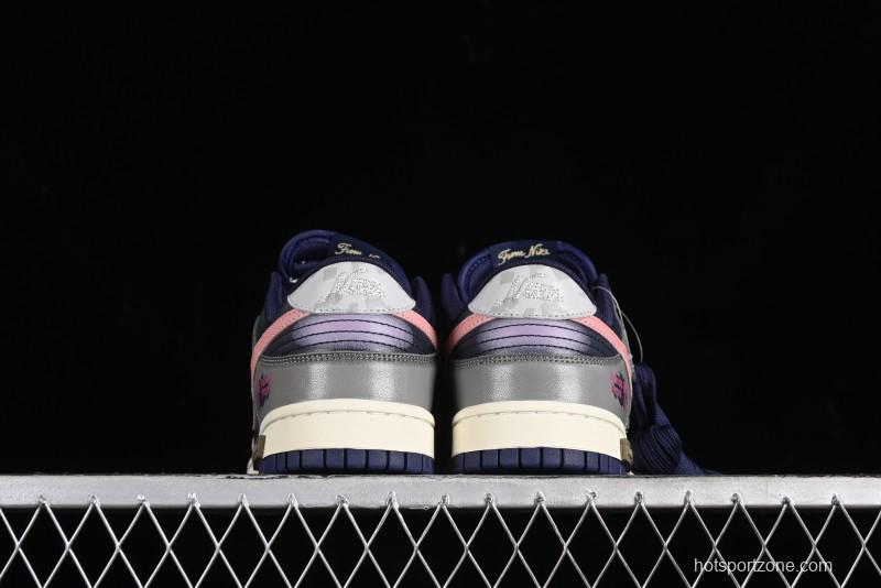Nike Dunk Low Panda Prank Pioneer Knight Sandy Heart Purple Brown Pink SB Strap Low Top Casual Skate Shoes - FV8106-181