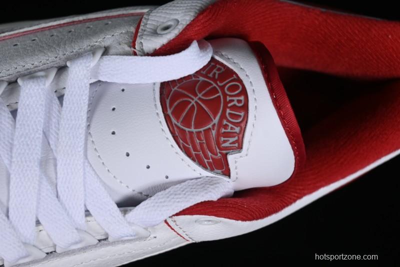 Nike Air Jordan 2/3 Retro Low Top Basketball Shoes in White and Red - FD0383-161