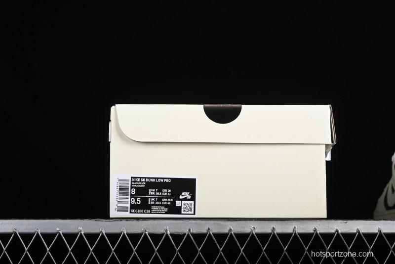 Nike SB Dunk Low Hermes Collaboration - Beige Swoosh Anniversary High-End Custom Low-Top Casual Skate Shoes - XD6188-038