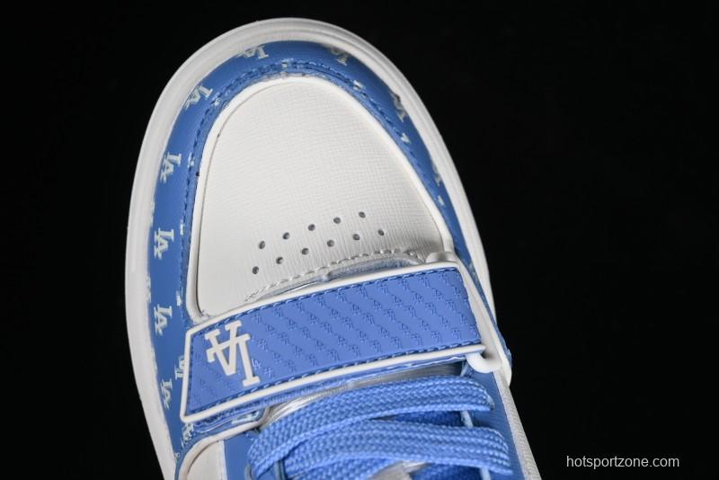 MLB NY Yankees Chunky Liner Lightweight Platform Sneakers with 6cm Height Increase - 3ASXLM13N07CBL