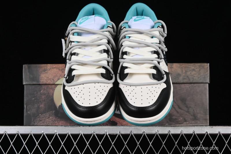 Nike Dunk Low Panda Prank Star Trek SB Strap Low-Top Casual Sneakers - DV0833-101