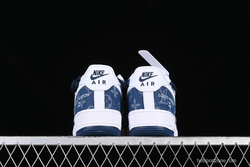 Nike Air Force 1 Low Custom Strap Casual Sneakers with Full-Length Air Cushion - ZH0316-021