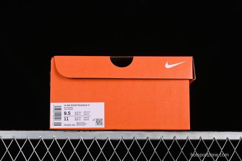Nike Air Zoom Pegasus 41 Breathable Lightweight Running Shoes with Cushioning - FN4932-401