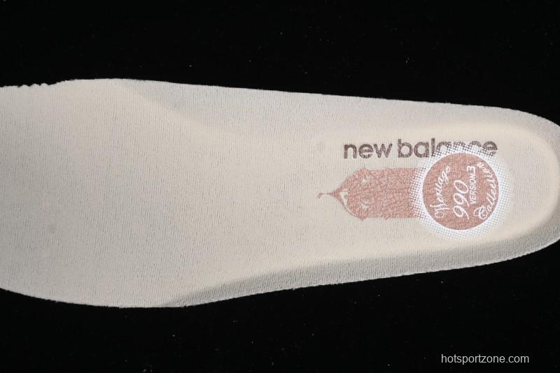 New Balance Made In USA M990 Series High-End Classic Retro Running Shoes with Carbon Fiber Midsole - M990SZ3