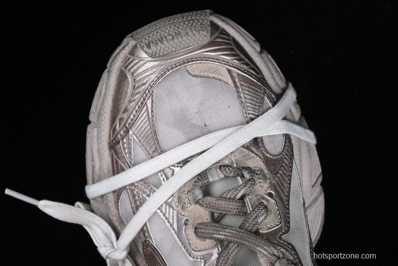 Balenciaga Phantom Sneaker Outdoor Running Shoes with Transparent Heel Strap - WTRMH2200