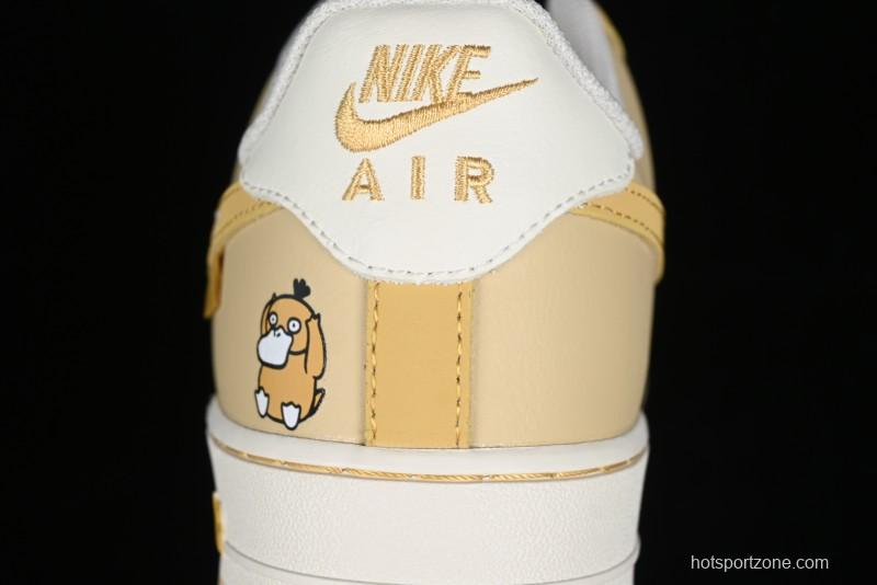 Nike Air Force 1'07 Low "Psyduck" Casual Sneakers - DB3301-661