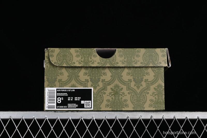 Nike SB Dunk Low Gucci Collaboration - Smoke Grey Anniversary Custom Low-Top Casual Sneakers - CF3688-003