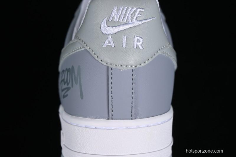 Nike Air Force 1 '07 Low Casual Sneakers with Full-Length Air Cushion - FJ4146-111