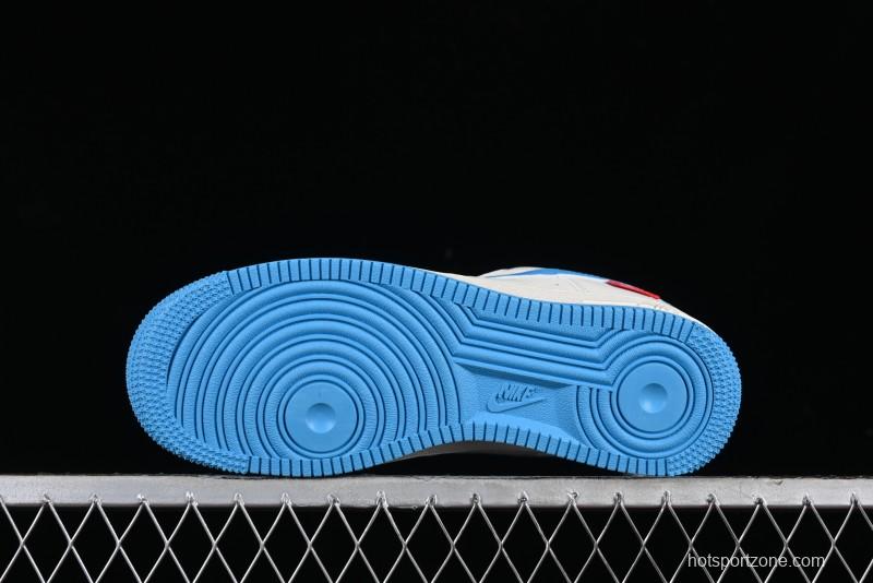 Nike Supreme x Air Force 1'07 Low Casual Sneakers in Lake Blue - HD1968-024