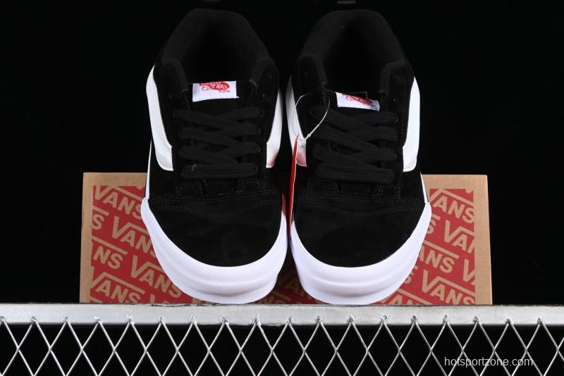 Vans Classics Knu Skool Retro Skate Shoes with Enlarged Toe and Thickened Tongue - VN0009QCWBL