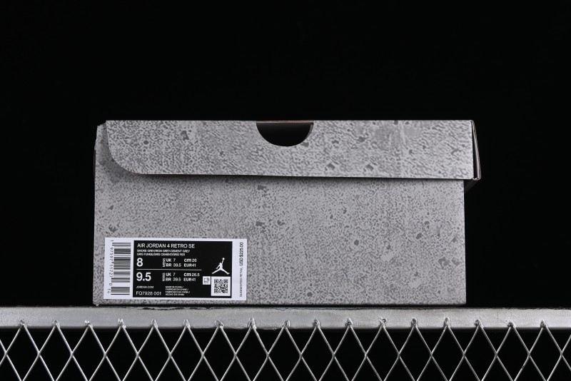 Nike Air Jordan 4 Retro SE "Paris Olympics" Sneakers in Smoked Grey - FQ7928-001