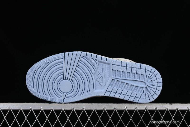 Nike Travis Scott x Fragment Design x Jordan Air Jordan 1 Low OG SP AJ1 LV Peacock Blue Low-top Casual Sneakers - LJ5188-003