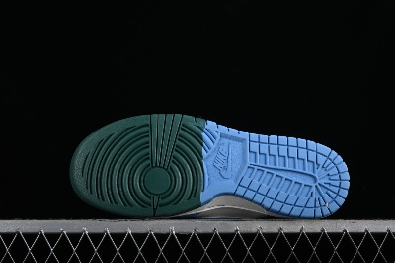 Nike SB Dunk Low Paris Olympics Limited Edition - Blue Green Color Blocking Low-Top Casual Skate Shoes - JH8310-952