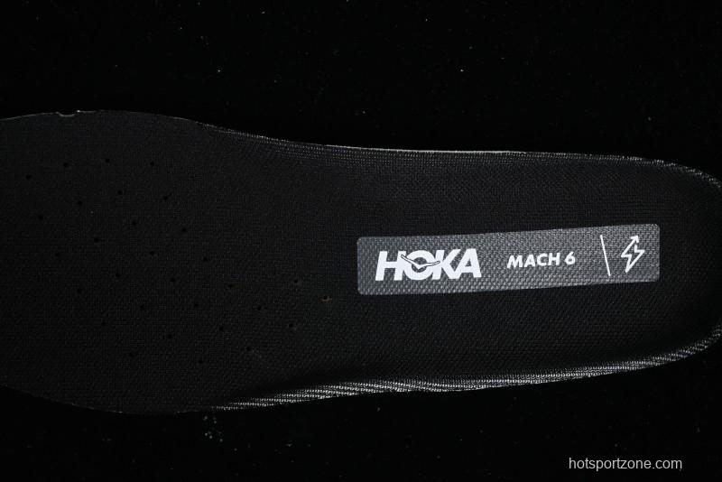 HOKA ONE ONE MACH 6 Flagship Racing Shoes with Carbon Plate Technology and Asymmetric Design - 1147790 BWHT