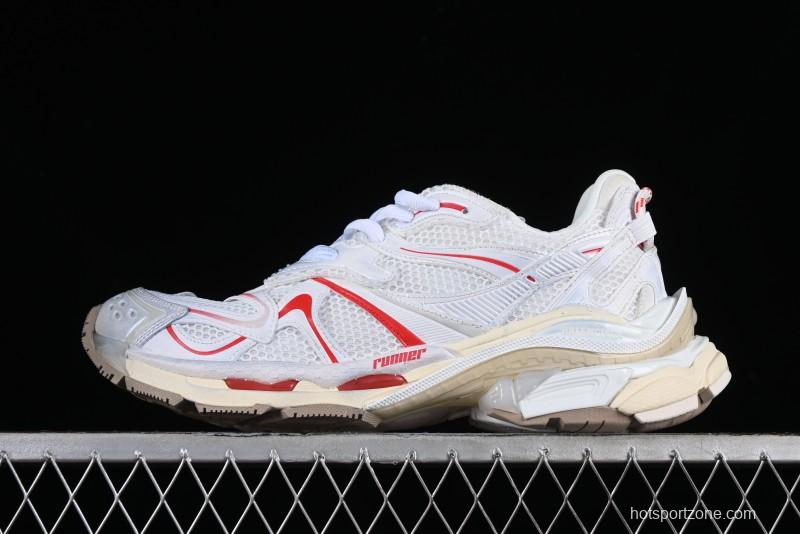 Balenciaga Runner Kith Four Color Retro Casual Sneakers - W3RXP9260