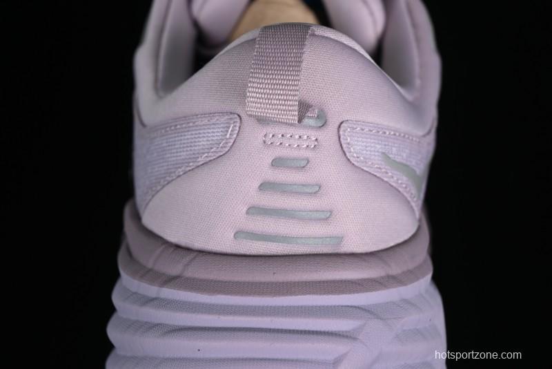 HOKA ONE ONE Bondi 8 Performance Cushion Running Shoes with Enhanced Support - 1127952 LMEL