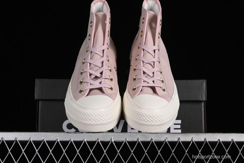 Converse All Star Lift High Top Platform Canvas Sneakers with Chunky Sole - A10431C