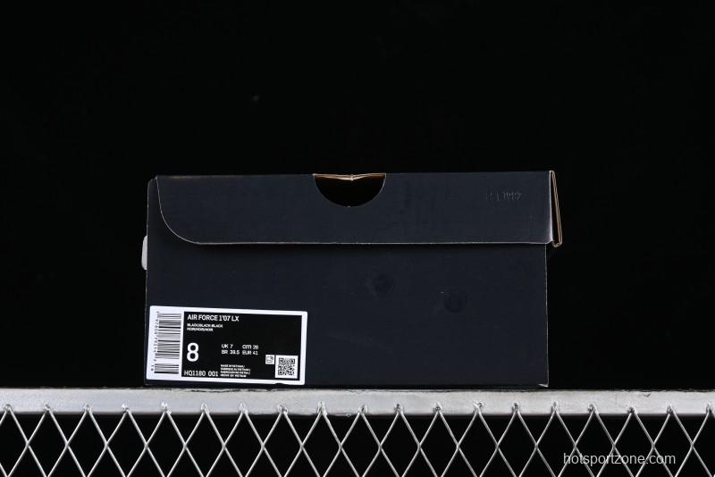 Nike Air Force 1 '07 Low Silver Swoosh Casual Sneakers - HQ1180-001