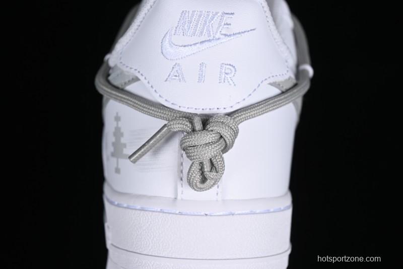 Nike Air Force 1 '07 Low Custom Anime Theme Spray-Painted Swoosh Casual Sneakers - ZH0316-016