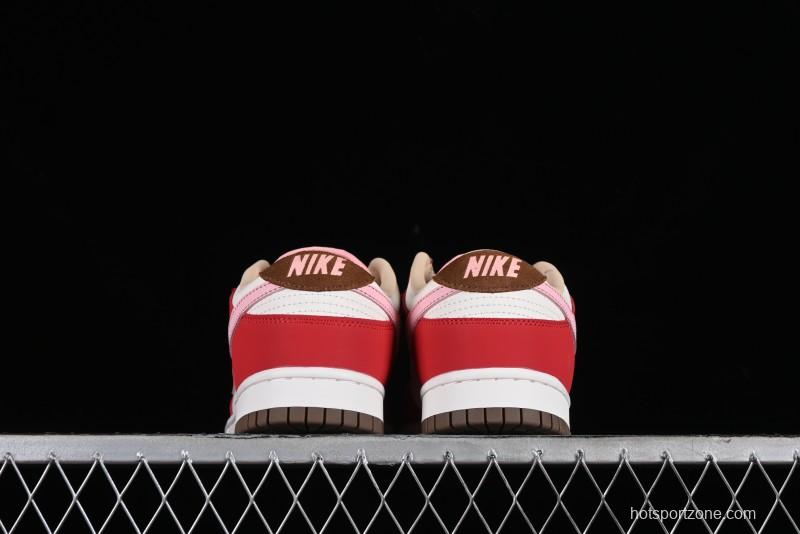 Nike Dunk Low SB Bacon Color Casual Skate Shoes - FB7910-600