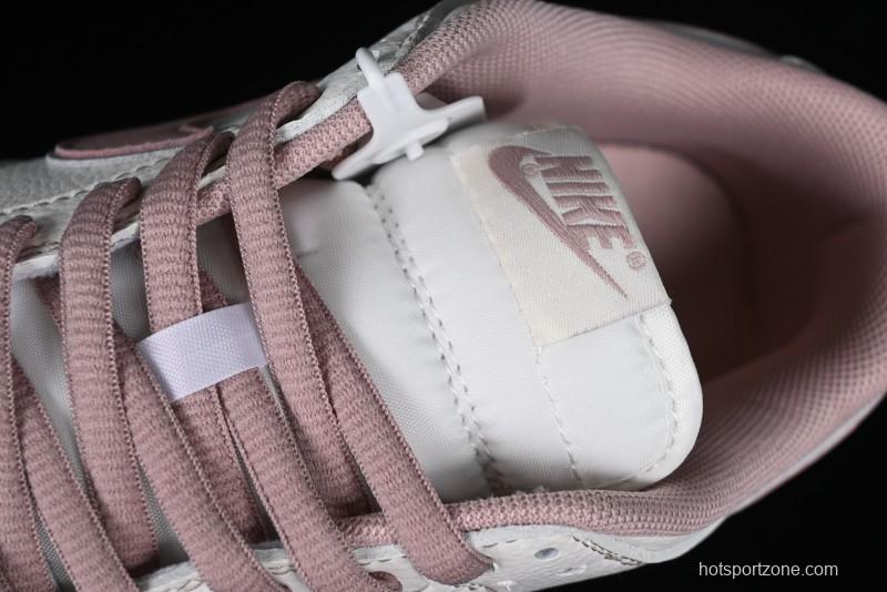 Nike Supreme x SB Dunk Low Collaboration - Rouge Pink Anniversary High-End Custom Low-Top Casual Skate Shoes - DY1503-006