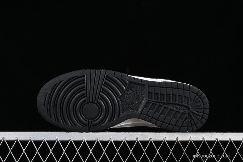 Nike SB Dunk Low Lightning Collaboration Off-White Black Starry Sky Anniversary High-End Custom Low-Top Casual Skate Shoes - XD1688-015