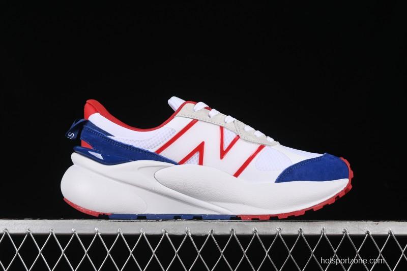 New Balance 3447 Series Retro Running Shoes with Textile and Leather Upper - U3447LA