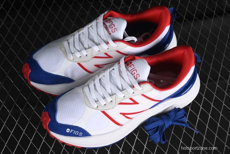 New Balance 3447 Series Retro Running Shoes with Textile and Leather Upper - U3447LA