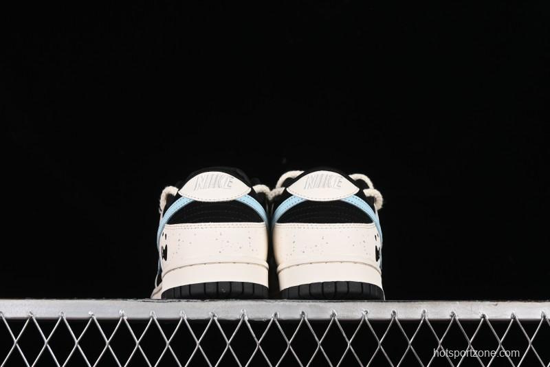 Nike Dunk Low SB Retro Vintage Panda Blueberry Casual Sneakers - DD1391-100