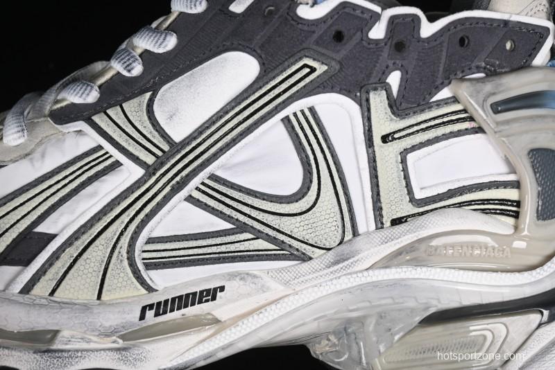 Balenciaga Runner Kith Four Color Retro Casual Shoes - W3RMU0150