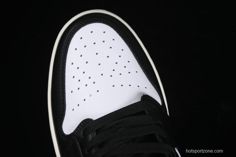 Nike Air Jordan 1 Low "Medium Olive" Retro Casual Sneakers - 553558-092