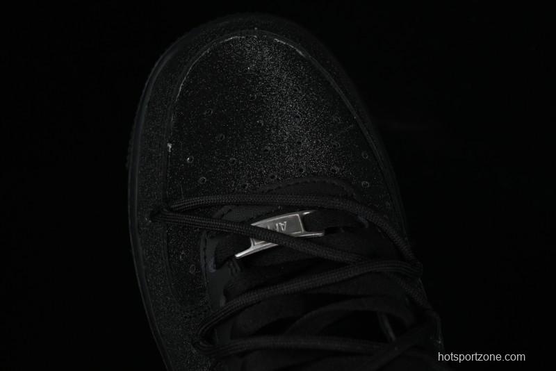 Nike Air Force 1 '07 Low White Black Starry Full Diamond Lace-Up Low-Top Casual Sneakers - ZH0316-032