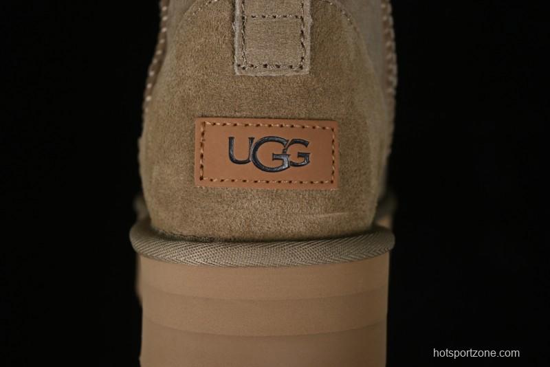 UGG Classic Ultra Mini Platform 3CM Wool Short Boots with TREADLITE Technology - 1135092