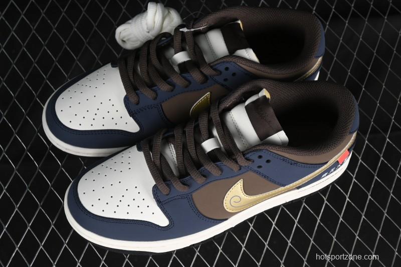 Nike SB Dunk Low Black Myth Wukong Colorway Low-Top Casual Skateboarding Shoes - MU0232-369