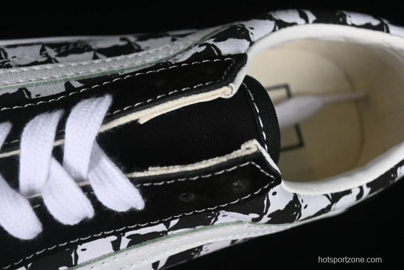 Vans Old Skool Checkerboard Bear Comfortable Slip-Resistant Cushioned Casual Vulcanized Sneakers - VN000D3CG03