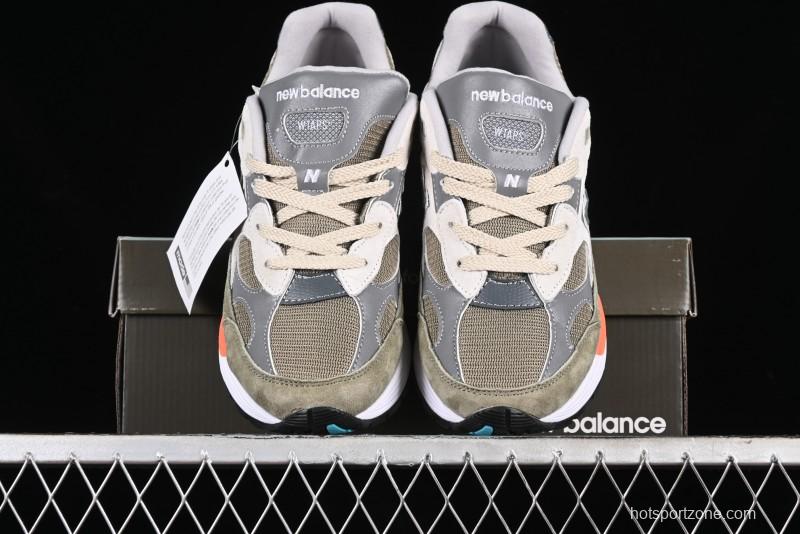 New Balance Made In USA M992 Series Classic Retro Casual Running Shoes - M992WT