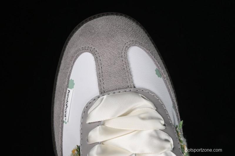 Adidas Originals Samba OG Low-Top Casual Sneakers with Panda Mischief Design - B75806