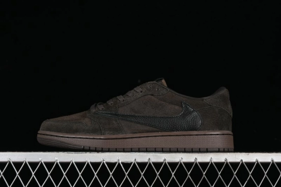 Nike Travis Scott x Air Jordan 1 Low OG Retro Sneakers - DM7866-202