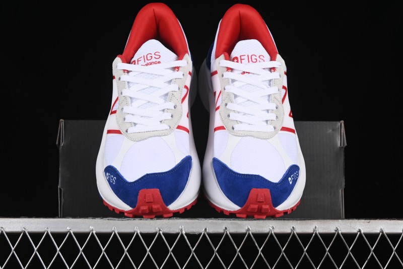 New Balance 3447 Series Retro Running Shoes with Textile and Leather Upper - U3447LA